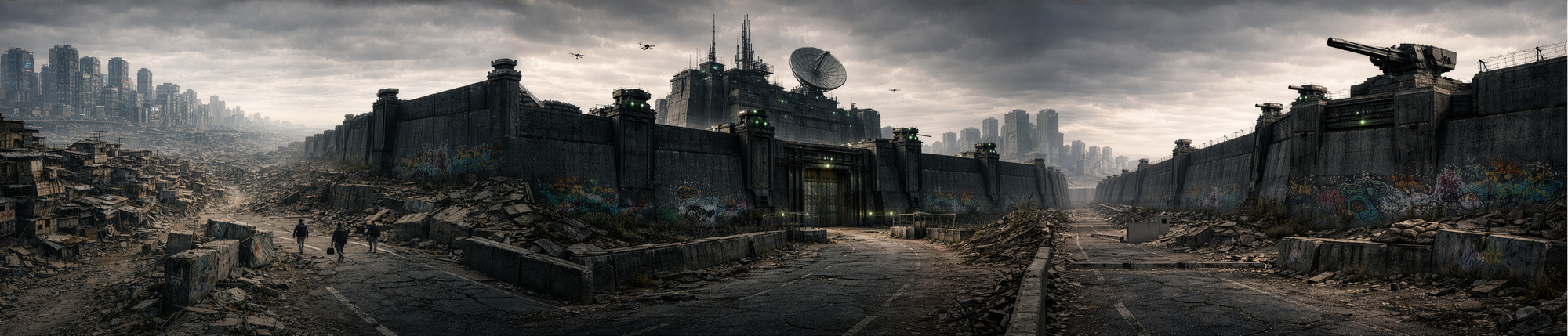 Zephyrion Enclave, built and inhabited by the Technologist Institute, the scientific subfaction of the resistance faction within Detroit Megacity.